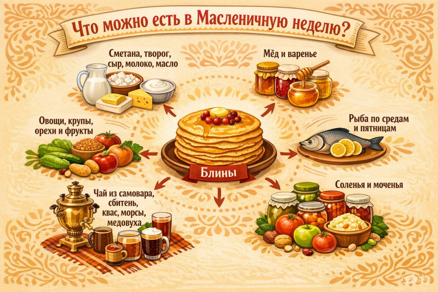 Что можно есть на масленицу