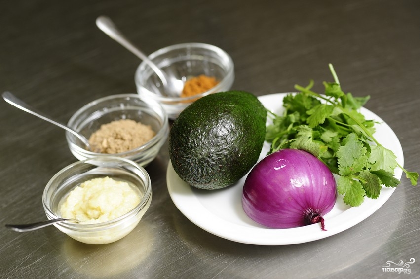 Рецепт Простой салат из авокадо