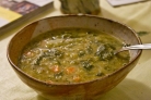 Суп из зеленой чечевицы
