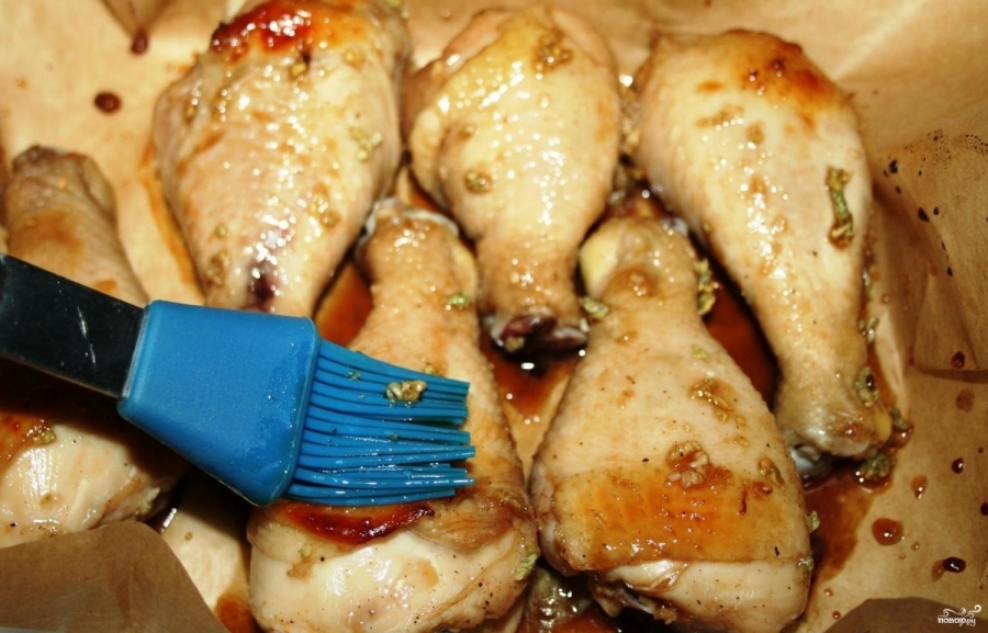 Куриные голени в беконе в духовке рецепт с фото