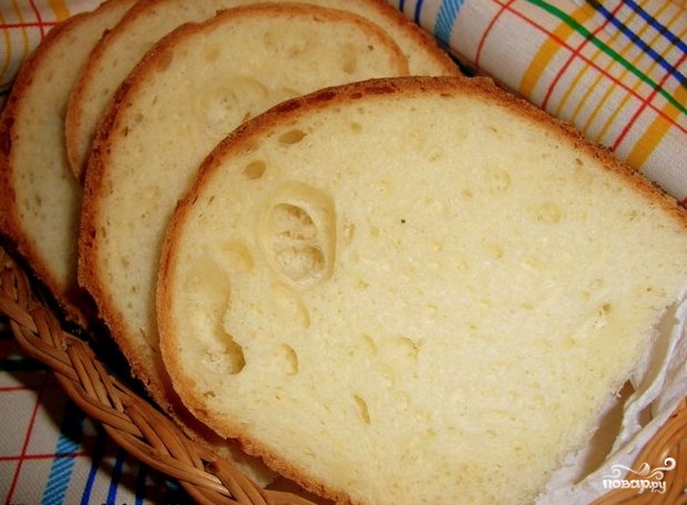 Рецепт Пшеничный хлеб в хлебопечке