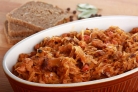 Капуста жареная с грибами