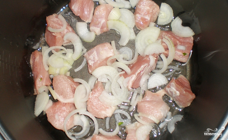 Рецепт Паста со свининой и моцареллой