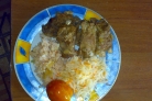 Ребрышки телячьи с луком