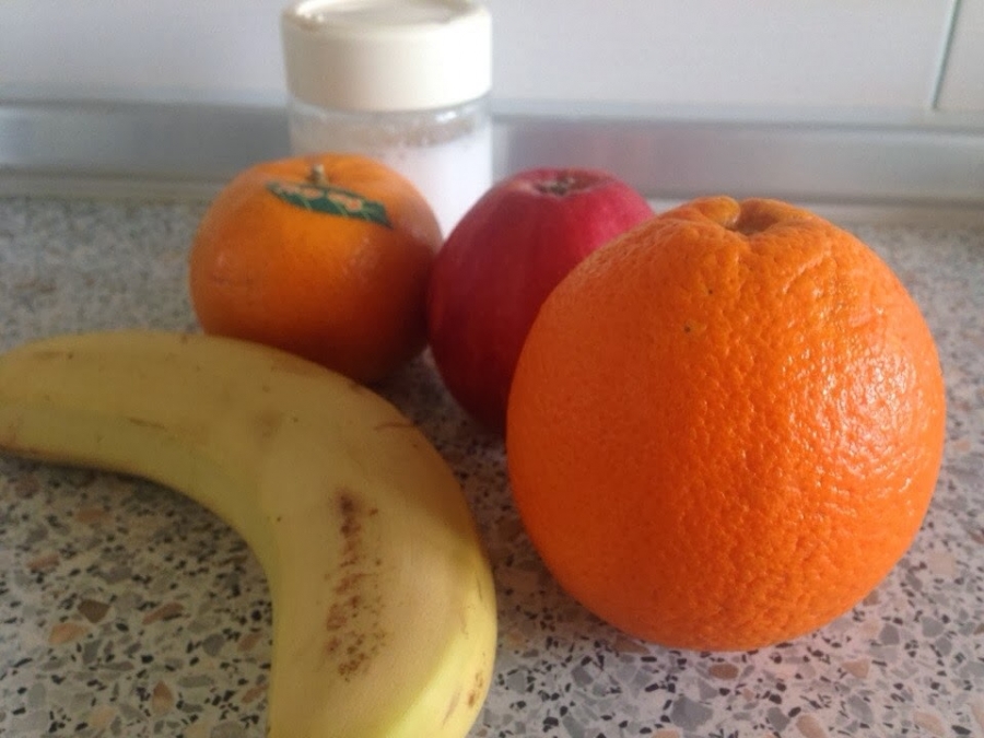 Рецепт Салат из бананов и апельсинов