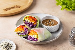 Спринг роллы с овощами