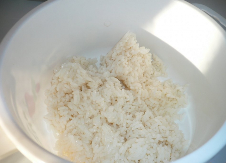 Рецепт Салат с рисом и курицей