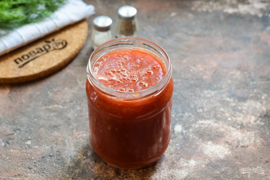 Легкий рецепт кетчупа из помидоров на зиму