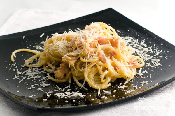 Рецепт Спагетти с беконом