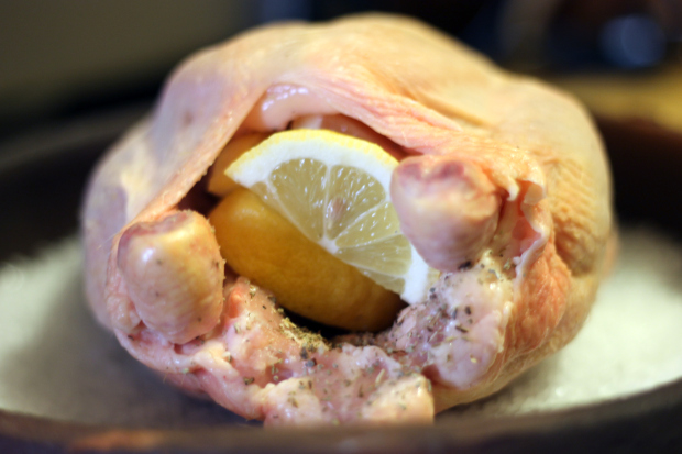 Рецепт Курица, запеченная в соли