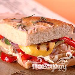 Рецепт Калифорнийский гриль сэндвич Veggie