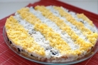 Салат "Мимоза" с форелью