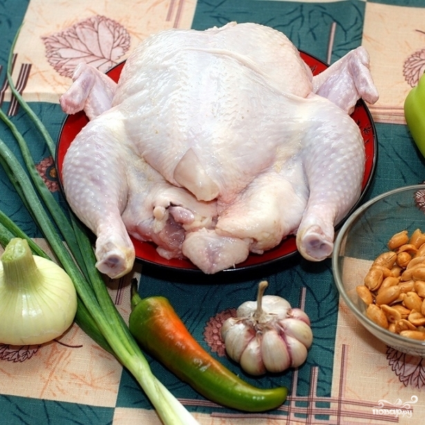 Рецепт Курица с арахисом