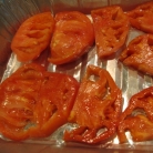 Рецепт Салат из моцареллы и запечённых помидоров