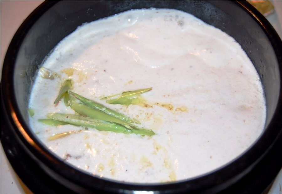 Рецепт Молочный суп с пастой и морскими гребешками