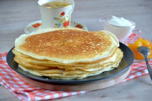 Царские блины на дрожжах и молоке