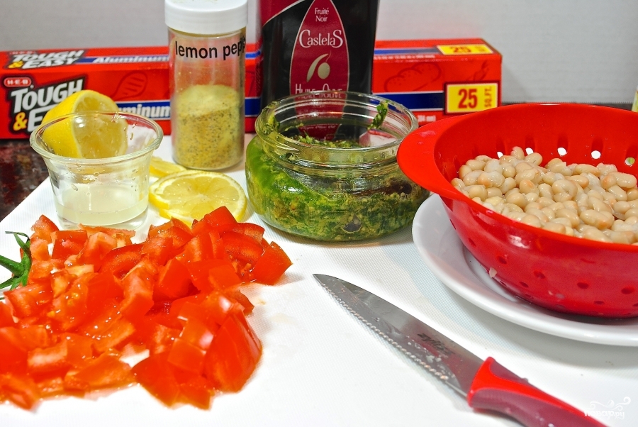 Рецепт Палтус с овощами в духовке