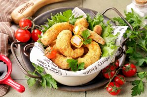 Креветки в панировке в аэрогриле