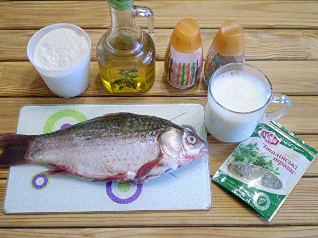 Рецепт Жареная рыба в молоке