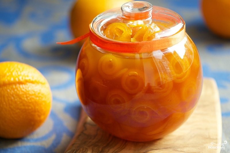 Рецепт Апельсиновое варенье пятиминутка
