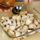 Рецепт Шампиньоны с кедровыми орешками