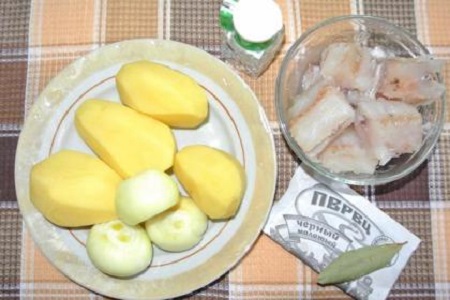 Рецепт Рыбный суп из путассу